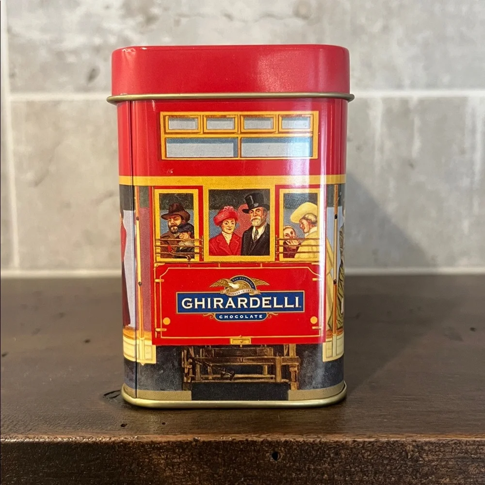 Ghirardelli San Francisco Cable Car Collectible Tin